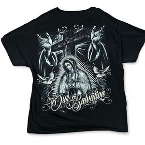 Our Salvation Religious Graphic T-Shirt Fits Like a Large